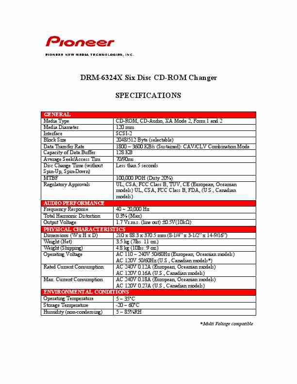 Pioneer CD Player DRM-6324X-page_pdf